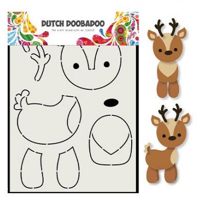 Dutch Doobadoo Card Art Schablone - Rentier